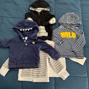5 Like-New size 18-25 month sweaters and hoodies